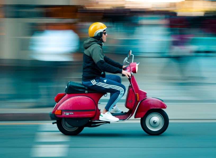 scooter rijden