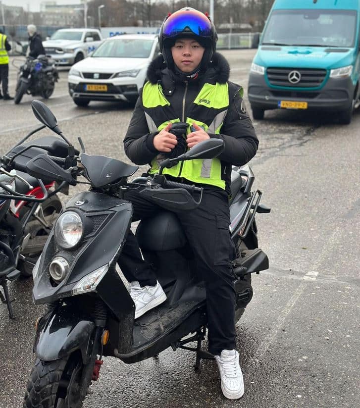 scooter rijlessen am rijbewijs 