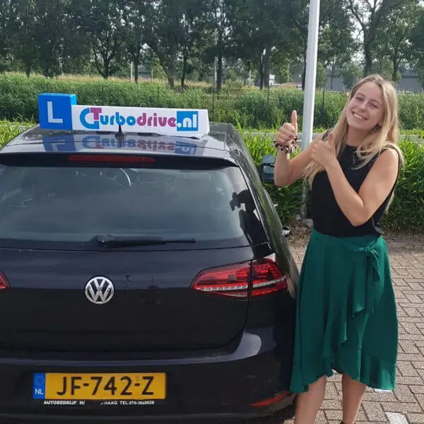 Geslaagde leerling Turbodrive